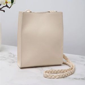 Mini Braided Detail Bag NWOT Off White Ecru